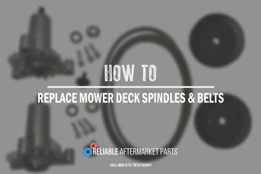 How to Replace Mower Deck Spindles and Belts