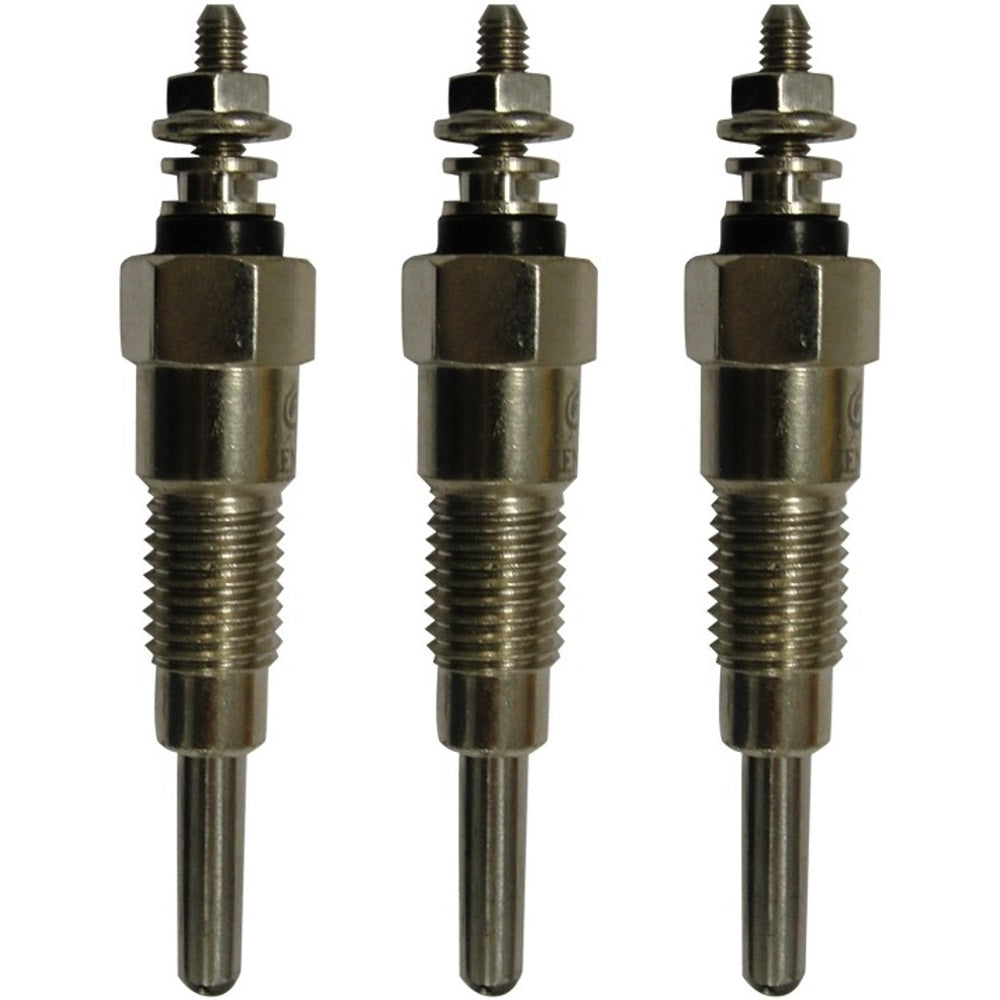 Glow Plugs (3) Fits John Deere Excavators 670 770 2210 4010 4100 4110